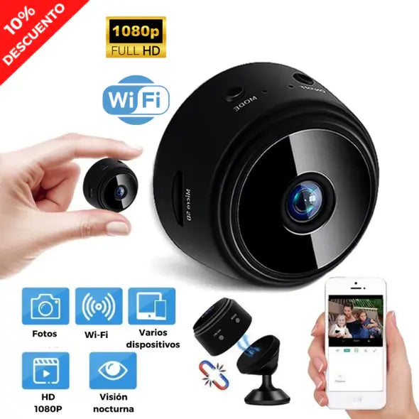 Mini Cámara de Seguridad Full HD 4K UltraVision™